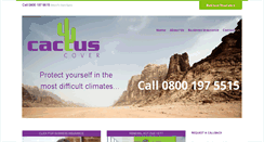 Desktop Screenshot of cactuscover.co.uk